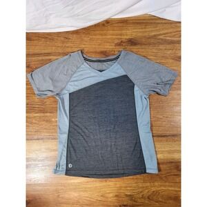 Smartwool Active Ultralite Gray T-Shirt Women's Size M Merino Wool Blend